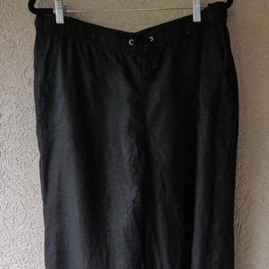Pure Linen Cropped Trousers NWOT